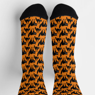 Scaredy Cat Halloween Socks