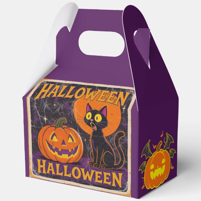 "Scaredy Cat" Replica Circa 1950's Favor Boxes (Front)