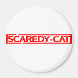 Scaredy-cat Stamp Magnet
