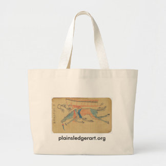 Scares The Enemy: Losing War Horse Large Tote Bag