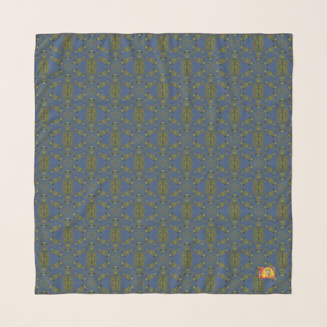 Scarf Snake Pond Blue (Front)