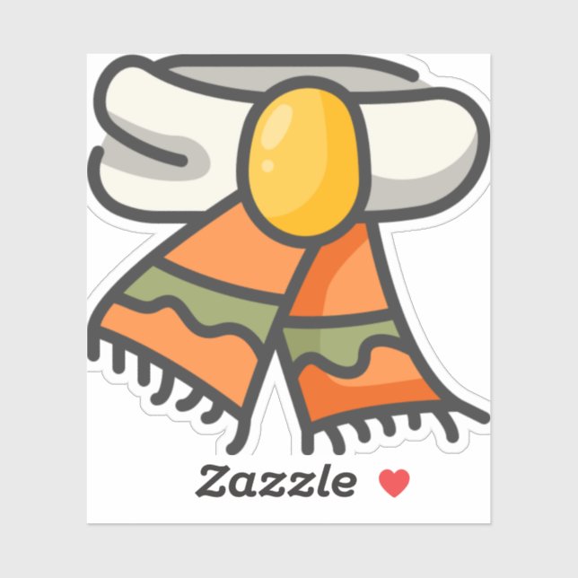 scarf sticker (Sheet)