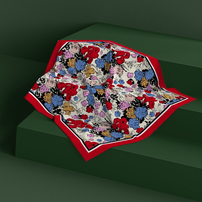 Scarf Vintage scarves bandana wrap (Scarf Vintage scarves bandana wrap)