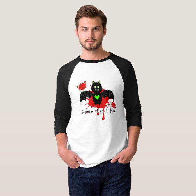 Scarier Than I Look Goofy Bat Shirt (Front Full)