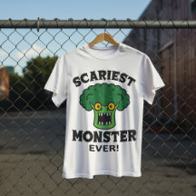 Scariest Broccoli Monster Funny Halloween Design