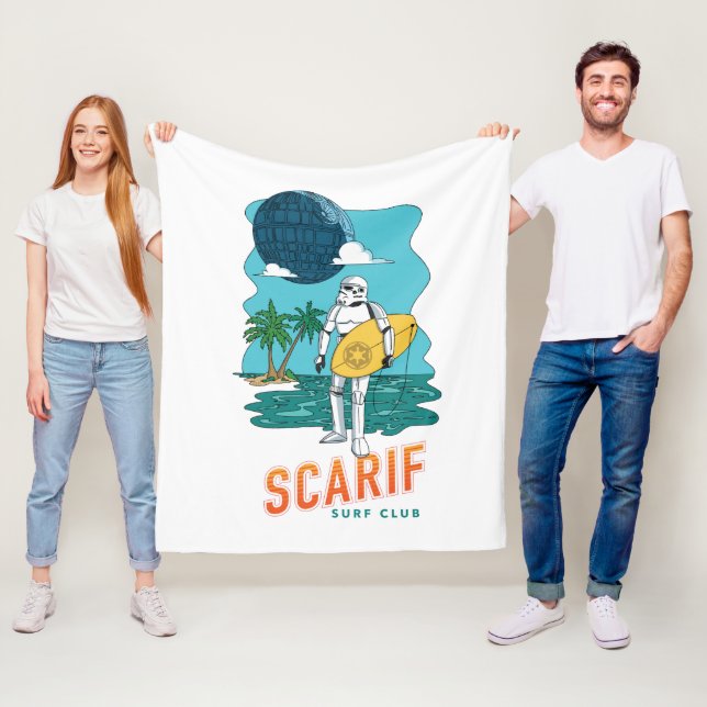 Scarif Surf Club Fleece Blanket (In Situ)