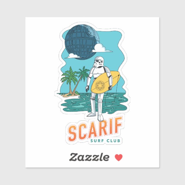 Scarif Surf Club Sticker (Sheet)