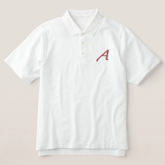 Scarlet A Design Polo (Design Front)