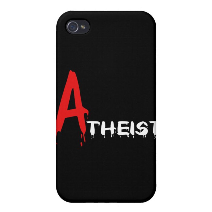 Scarlet Atheist Cases For iPhone 4