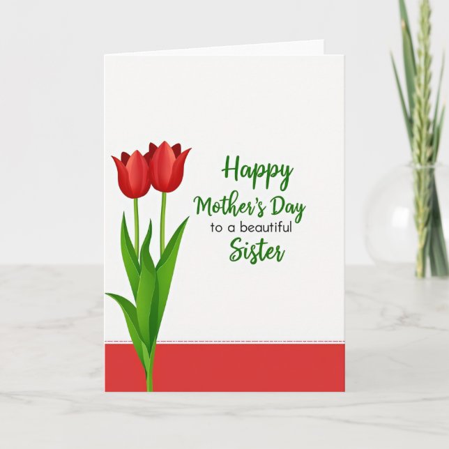Scarlet Band Mothers Day Card (Front)