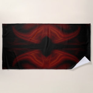 Scarlet Bat Beach Towel