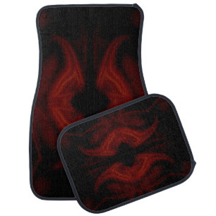 Scarlet Bat Car Floor Mat