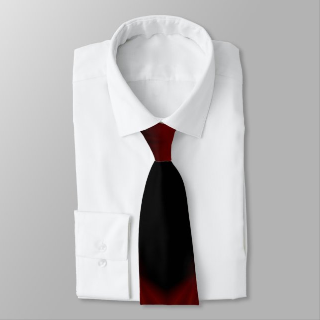Scarlet Bat Neck Tie (Tied)