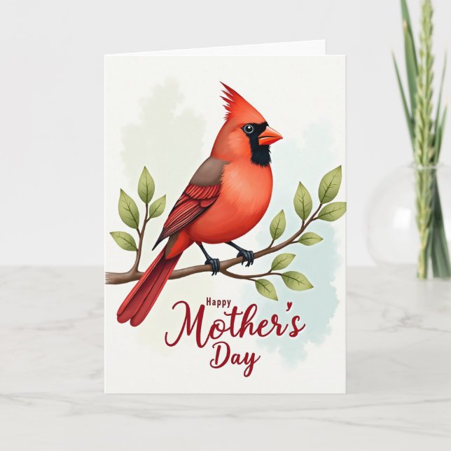 Scarlet Bird Pattern Card (Front)