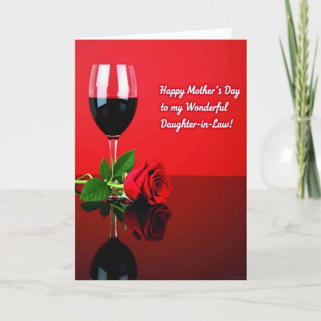 Scarlet Bloom Moms Day Card (Front)