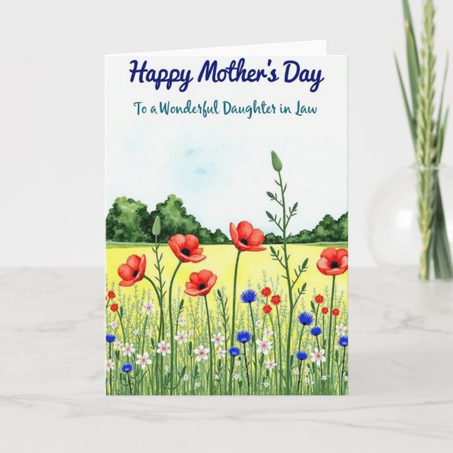 Scarlet Bloom Mothers Card (Front)