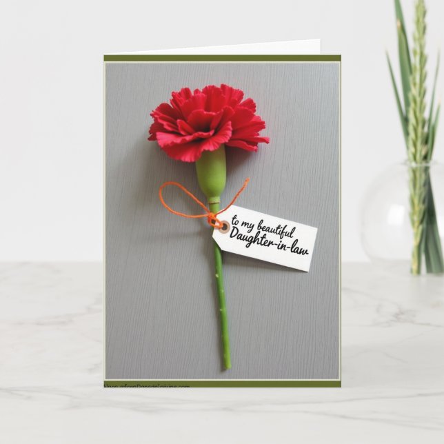 Scarlet Bloom Sweetest Mom Card (Front)