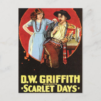 Scarlet Days Movie Poster Postcard