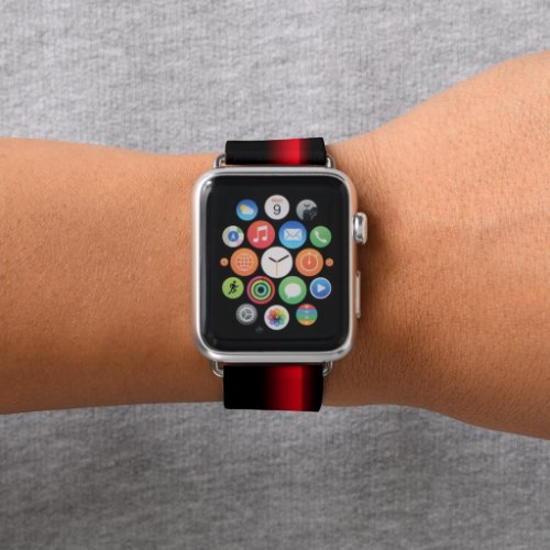 Scarlet Electric Flash Apple Watch Band