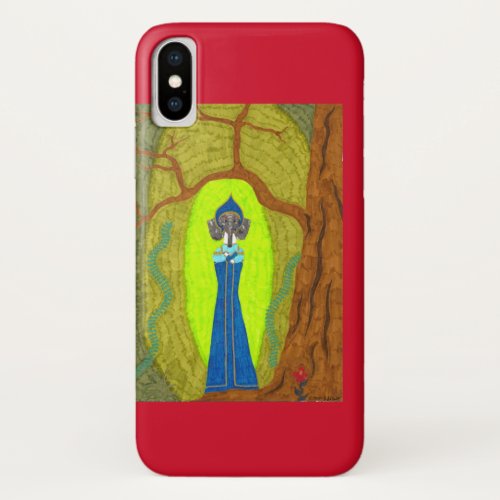 Scarlet Flower Dachshund Ver iPhone 3G CaseMate iPhone X Case