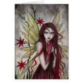 Scarlet Flower Fairy Fantasy Art by Molly Harrison (Front)