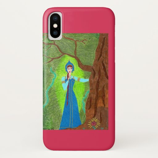 Scarlet Flower iPhone 3G Case-Mate iPhone X Case