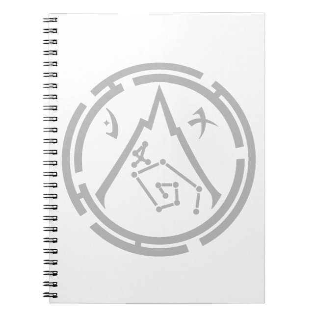 Scarlet Guard [Grey Emblem] Lined Notebook (Front)