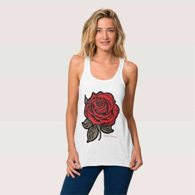  Scarlet Harmony  Tank Top (Front Full)