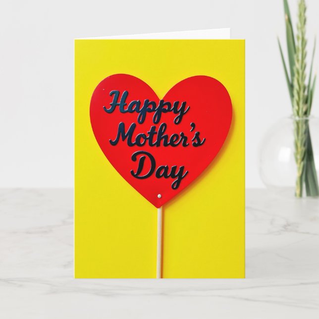 Scarlet Heart Message Card (Front)