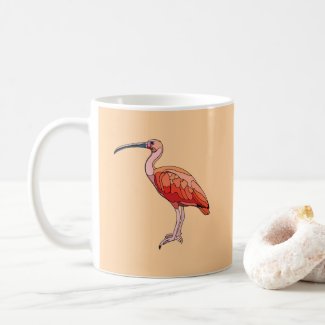 Scarlet Ibis Bird Coffee Mug