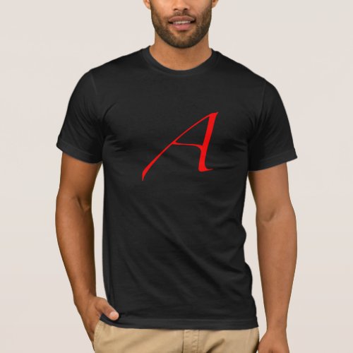Scarlet Letter A  Atheism T_Shirt