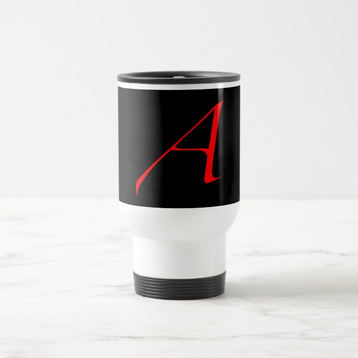 Scarlet letter A (for Atheist) Mug