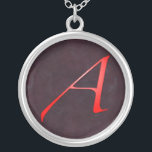 Scarlet Letter "A" Pendant Necklace<br><div class="desc">This design uses the scarlet letter A initially created by Richard Dawkins and his team for The Out Campaign.</div>