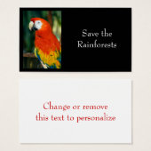 Scarlet Macaw (Front & Back)