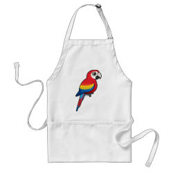Birdorable Scarlet Macaw Apron