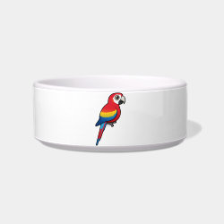 Birdorable Scarlet Macaw Cat Food Bowl