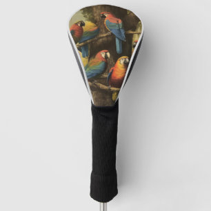 Scarlet Macaw Canopy Elite Series Golf Head Cover