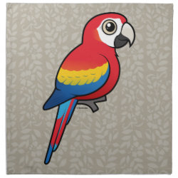Birdorable Scarlet Macaw Cloth Napkins (set of 4) dinner 20