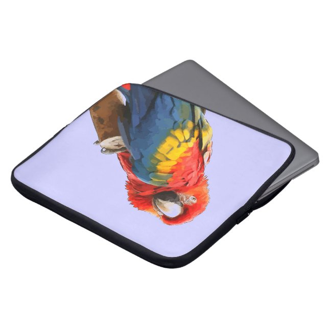 Scarlet Macaw Computer Sleeve (Front Top)