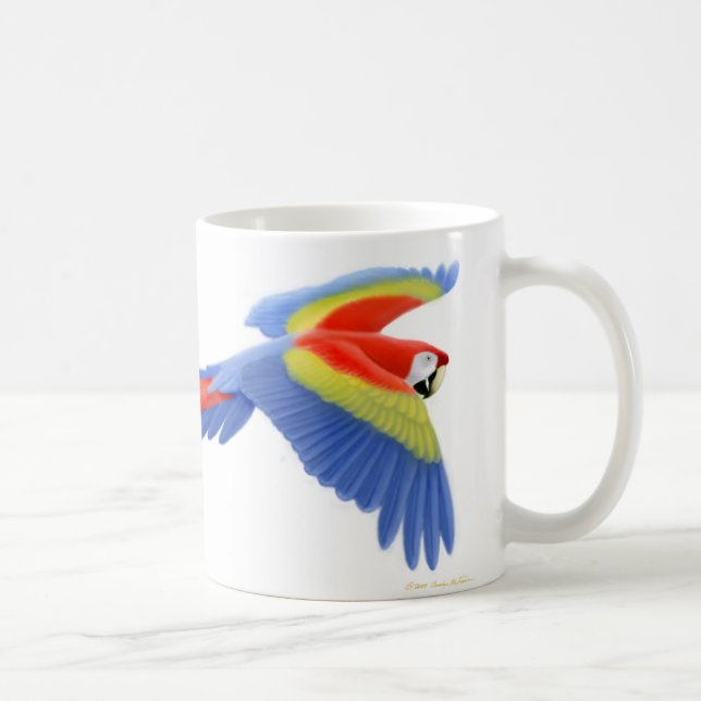 Scarlet Macaw Mug (Right)