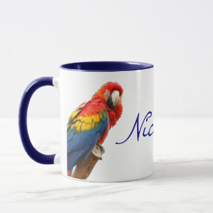 Scarlet Macaw Nicaragua Ceramic Mug