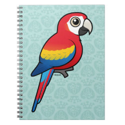Birdorable Scarlet Macaw Photo Notebook (6.5
