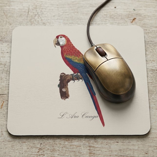Scarlet Macaw or Red-Breasted Macaw, Ara macao Mouse Pad (Scarlet Macaw or Red-Breasted Macaw, Ara macao. Mouse Pad)