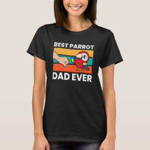 Scarlet Macaw Parrot Papa Best Parrot Dad Ever T-Shirt
