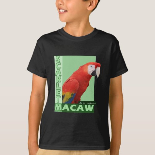 Scarlet Macaw Photo T_Shirt