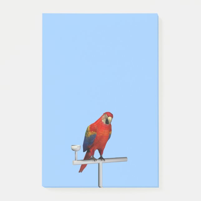 Scarlet Macaw Post-it Notes (Front)