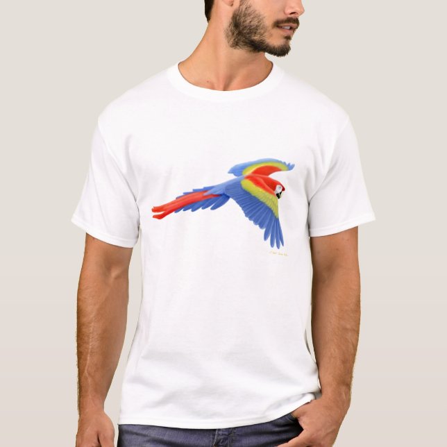 Scarlet Macaw T-Shirt (Front)