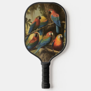 Scarlet Macaw Thicket High-Performance Composite  Pickleball Paddle