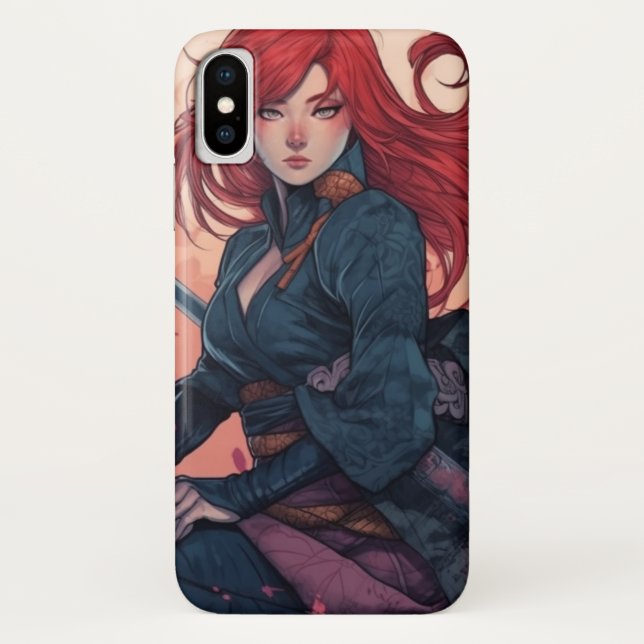 Scarlet Moon Kunoichi Case-Mate iPhone Case (Back)