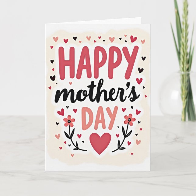 Scarlet Mothers Day Art Card (Front)